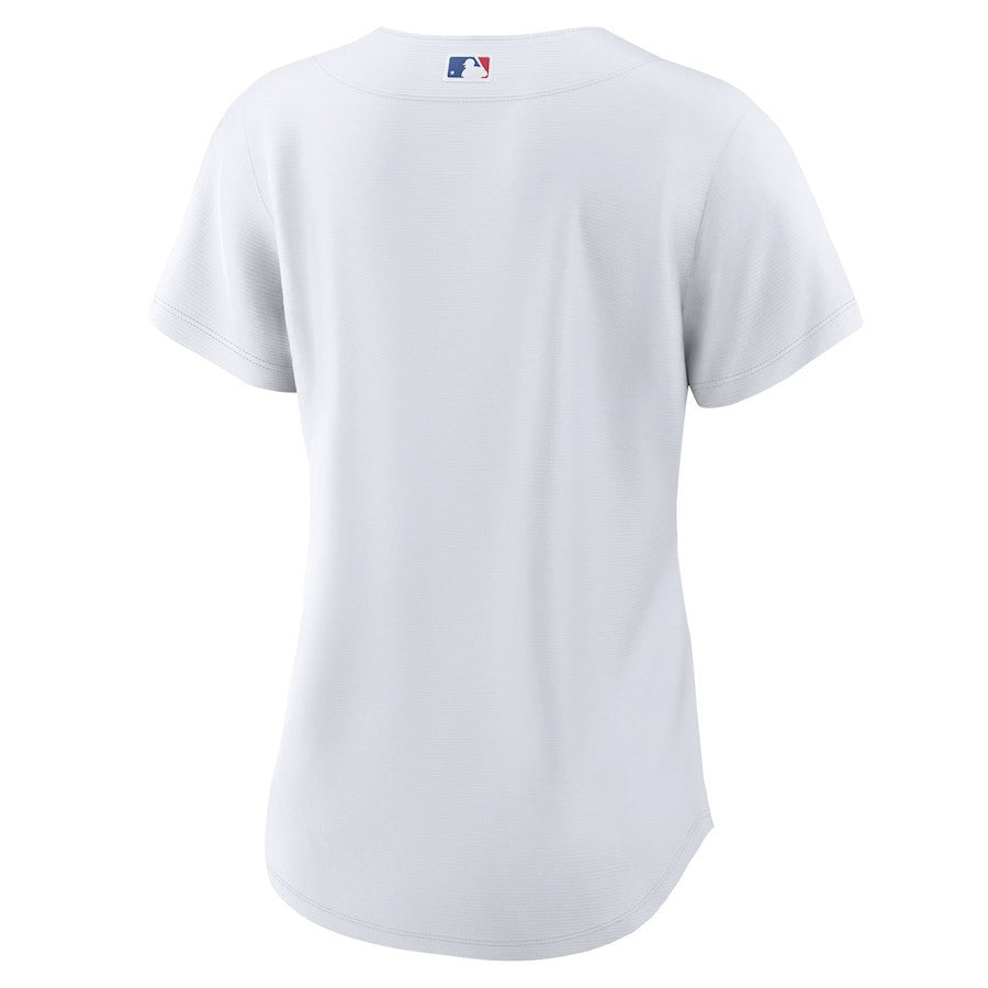 Los Angeles Dodgers Women Home Blank Jersey - White