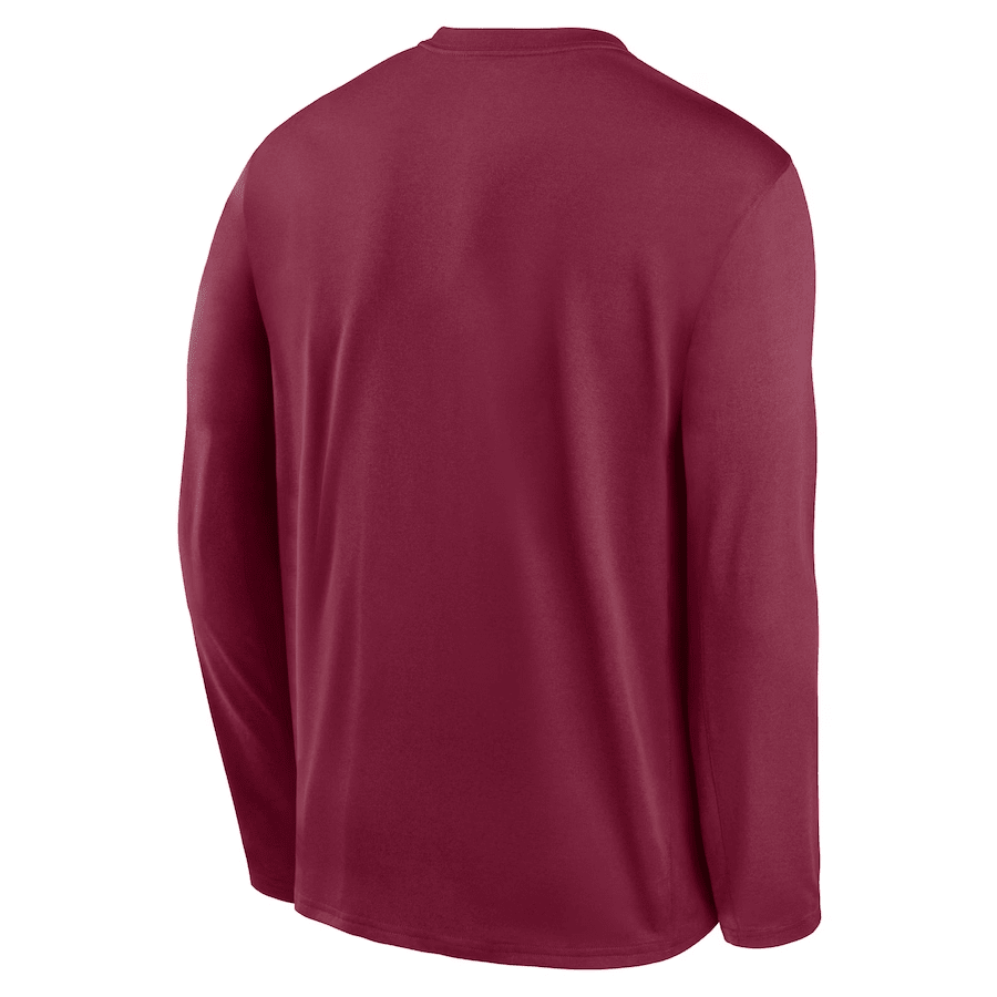 Philadelphia Phillies Team Logo Legend Performance Long Sleeve T-Shirt - Maroon