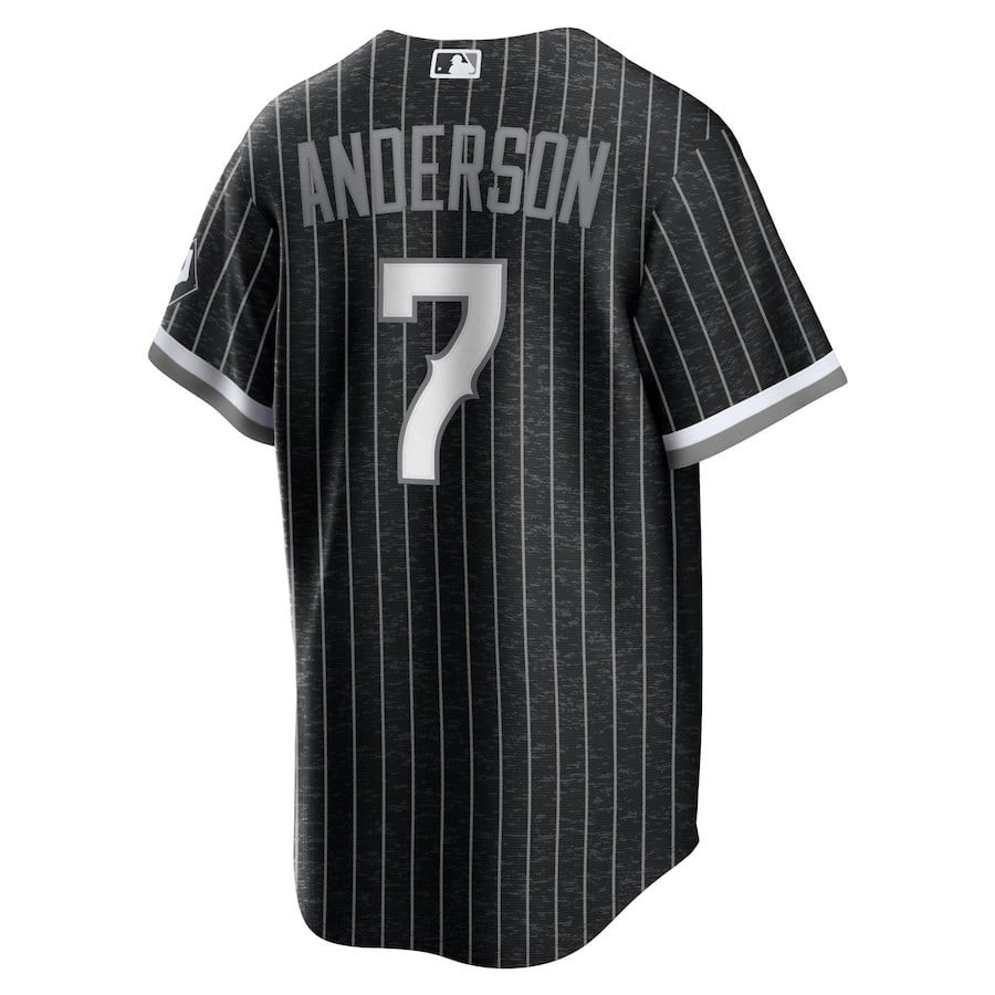 Tim Anderson 7 Chicago White Sox City Connect Player Jersey - Black