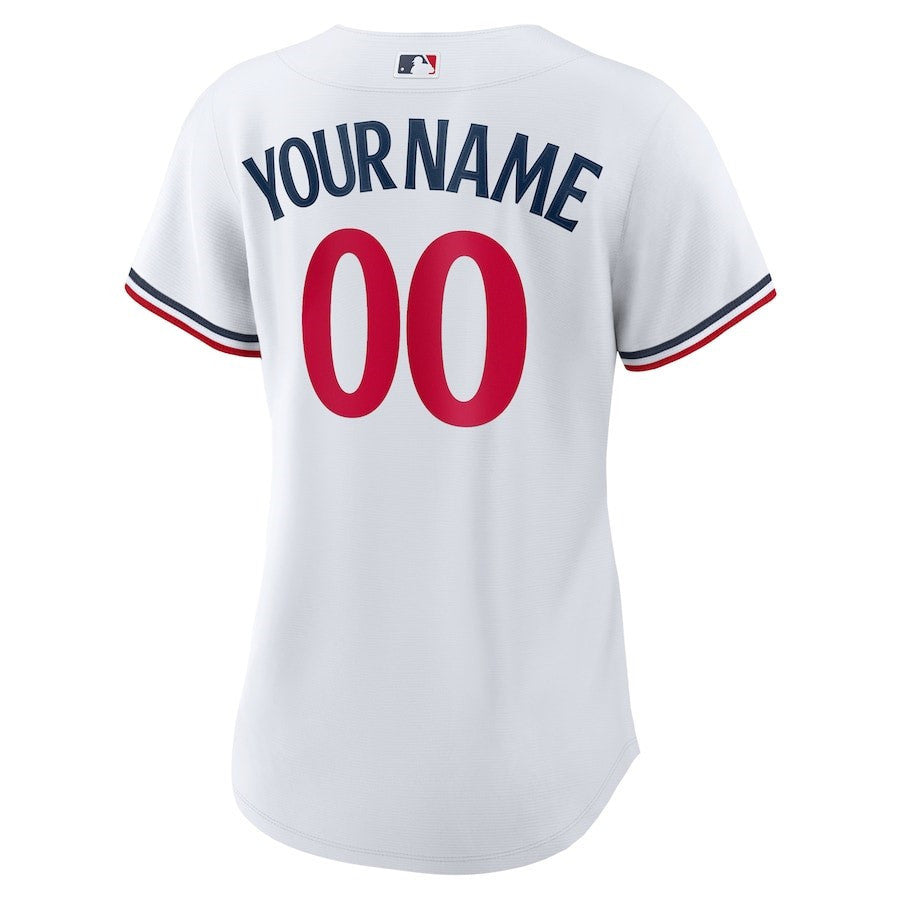 Minnesota Twins Women's Home Custom Jersey - White