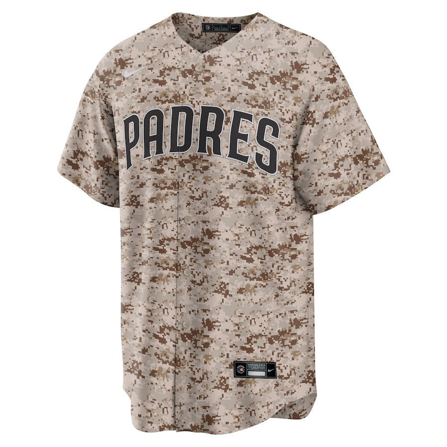 Manny Machado 13 San Diego Padres USMC Alternate Men Jersey - Camo