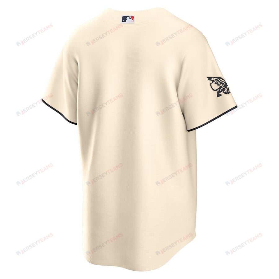 Ivan Rodriguez 7 Texas Rangers 2023 City Connect Flex Base Elite Jersey - Cream