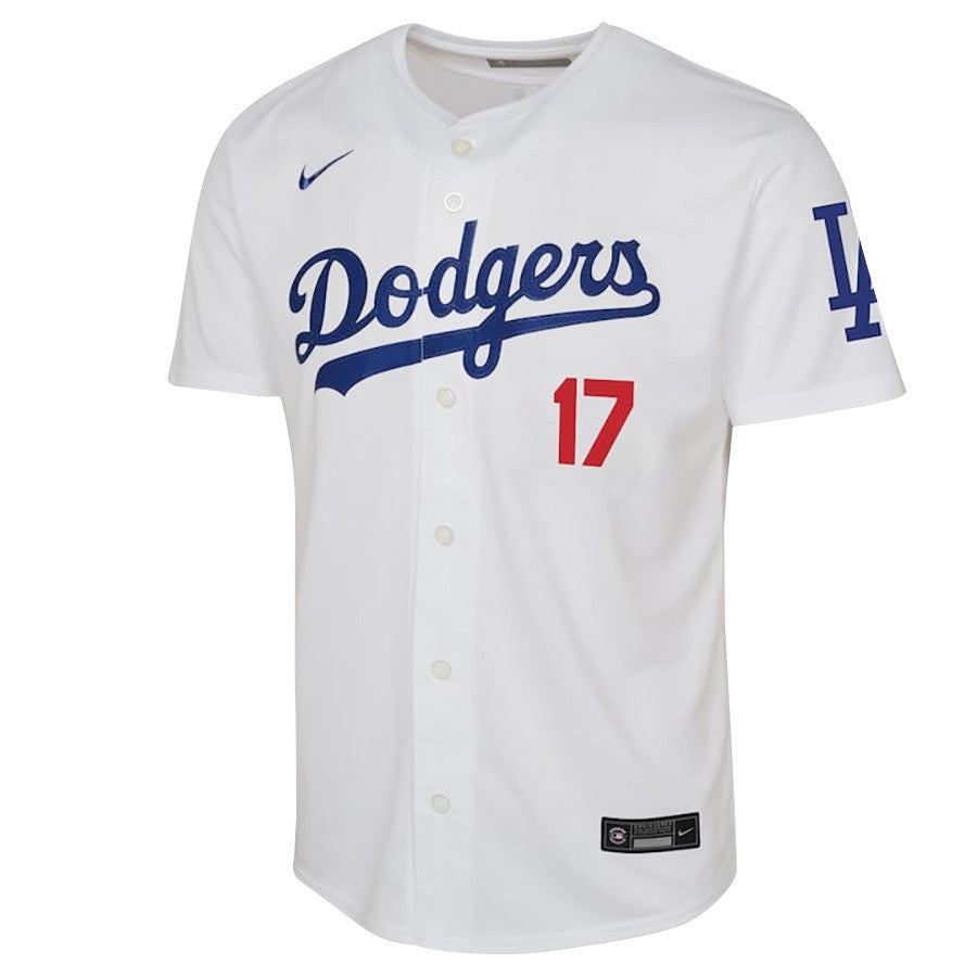 Shohei Ohtani 17 Los Angeles Dodgers Signed Greatest Sho On Earth 2023 Youth Home Jersey - White