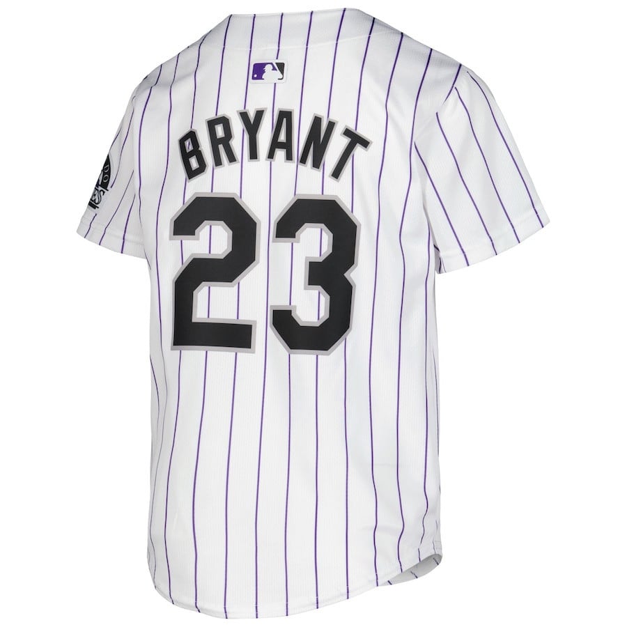 Kris Bryant 23 Colorado Rockies Home Limited Player YOUTH Jersey - White
