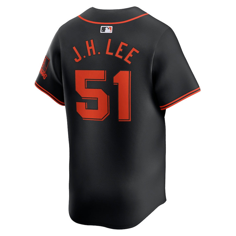 Jung Hoo Lee 51 San Francisco Giants Alternate Limited Men Jersey - Black
