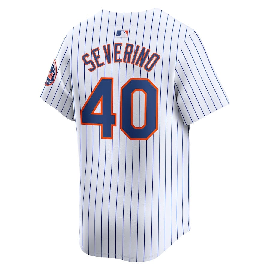 Luis Severino 40 New York Mets Home Limited Men Jersey - White