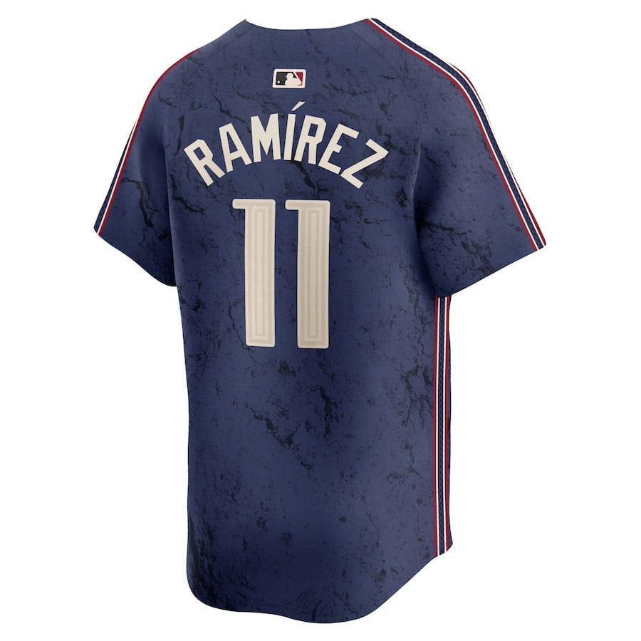 José Ramírez 11 Cleveland Guardians 2024 City Connect Limited Men Jersey - Navy