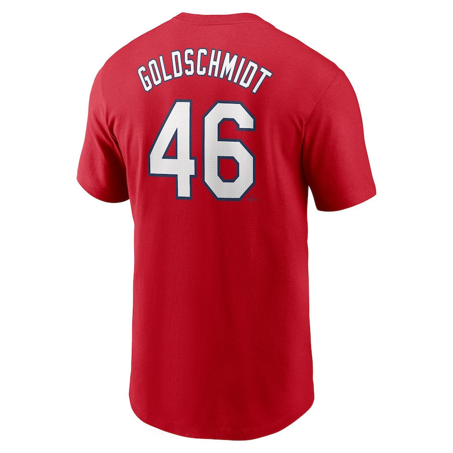 Paul Goldschmidt 46 St. Louis Cardinals 2024 City Connect Fuse Name & Number T-Shirt - Red
