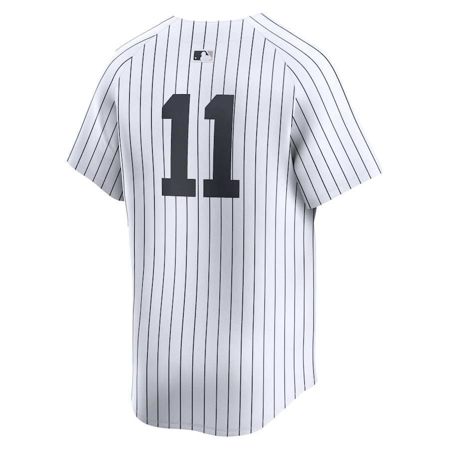 Anthony Volpe 11 New York Yankees 2024 World Series Home Limited Men Jersey - White
