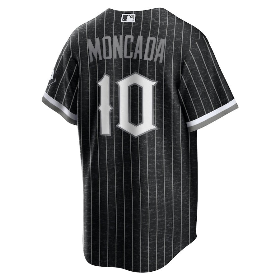 Yoan Moncada 10 Chicago White Sox City Connect Player Men Jersey - Black