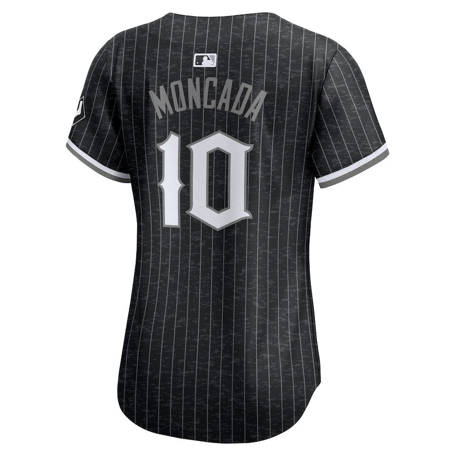 Yoan Moncada 10 Chicago White Sox City Connect Limited Player Women Jersey - Black