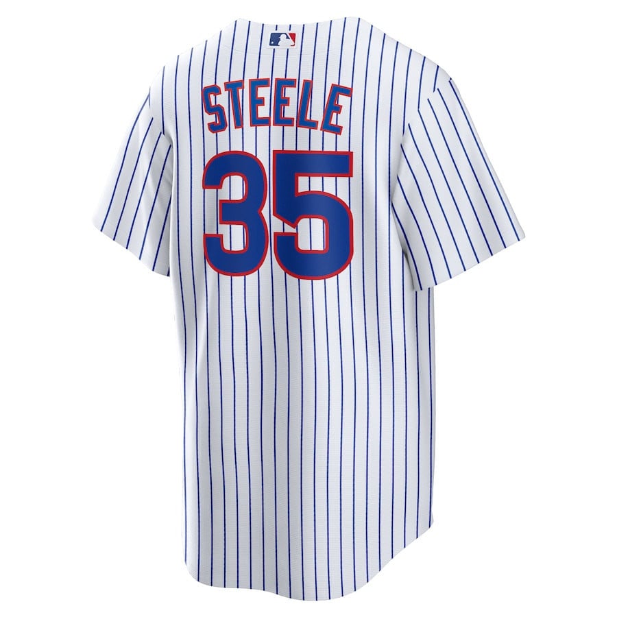 Justin Steele 35 Chicago Cubs Home Men Jersey - White