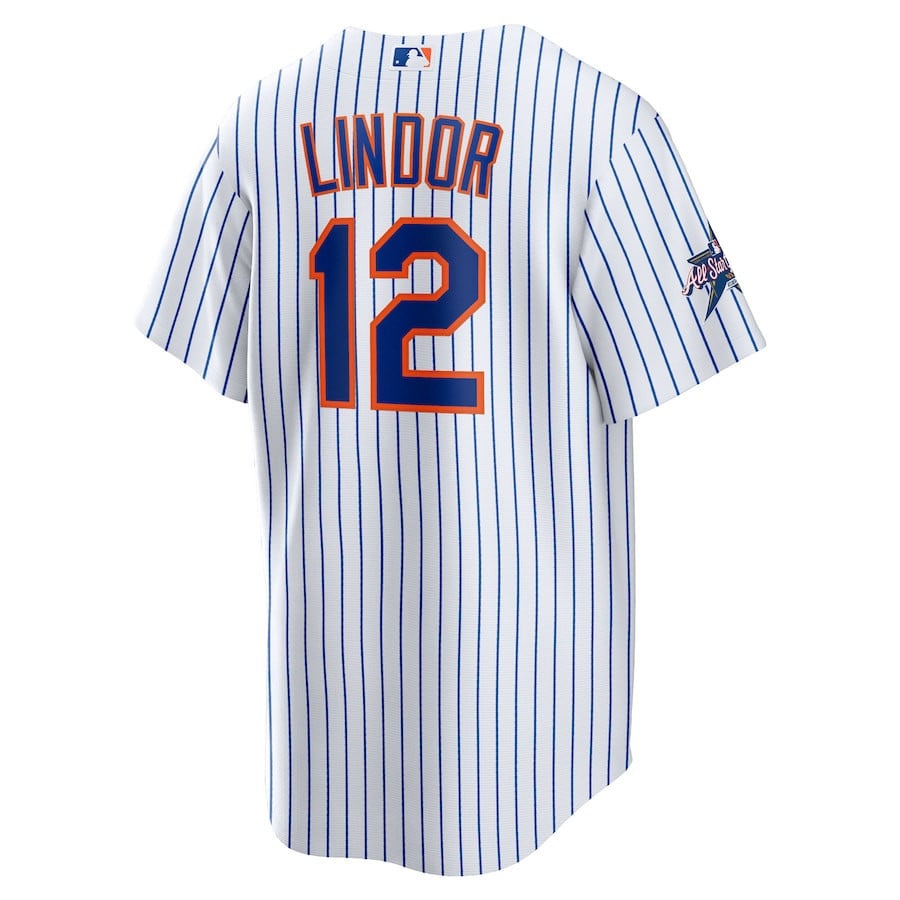 Francisco Lindor 12 New York Mets 2025 MLB All-Star Game Home Men Jersey - White