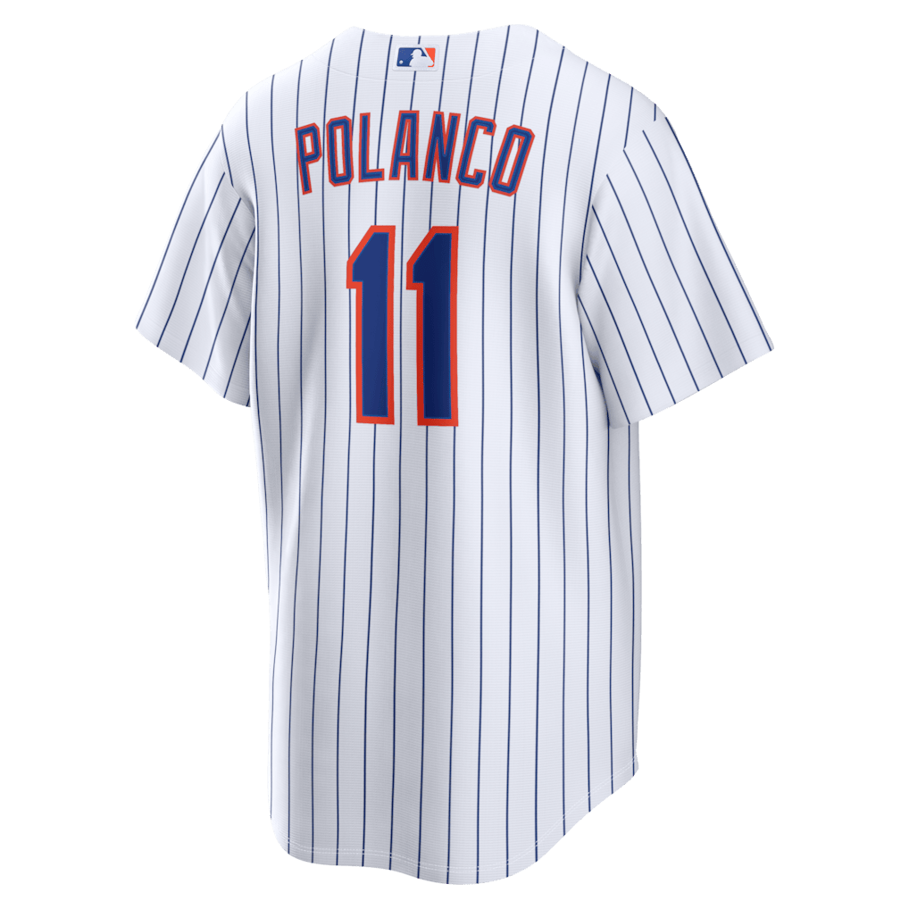 Jorge Polanco 11 New York Mets Home Men Jersey - White