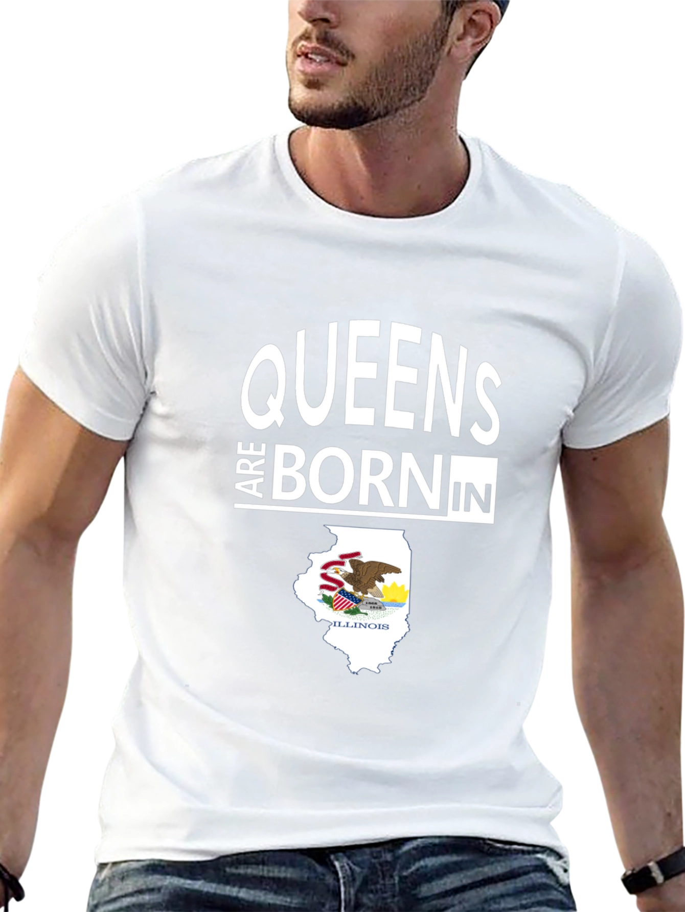 Queens are Born in Illinois T-Shirt