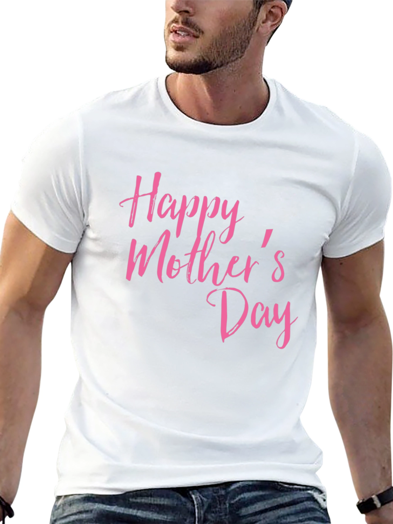 Happy Mothers Day T-Shirt Black Tee