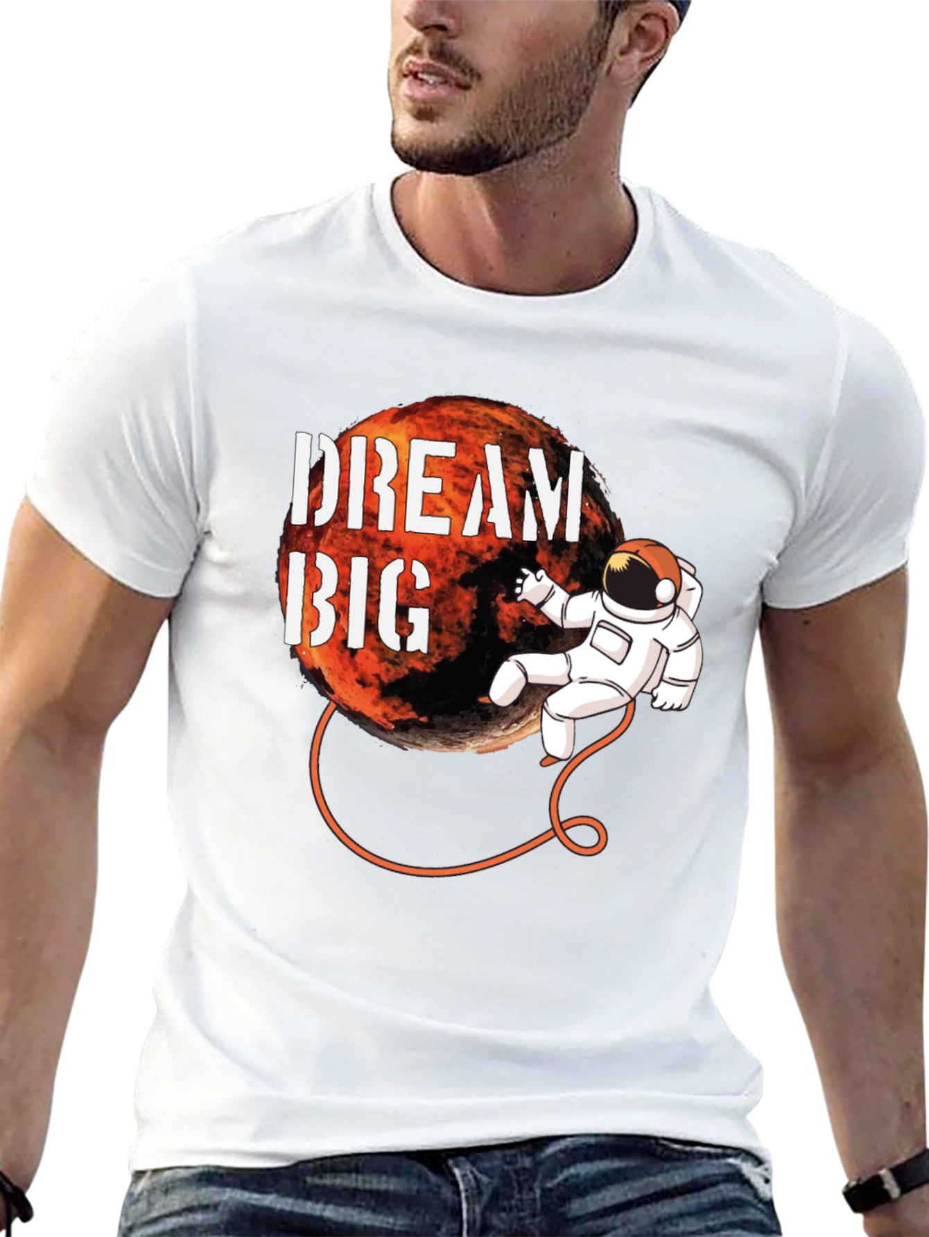 Dream Big Astronaut T-Shirt - Space Adventure Tee