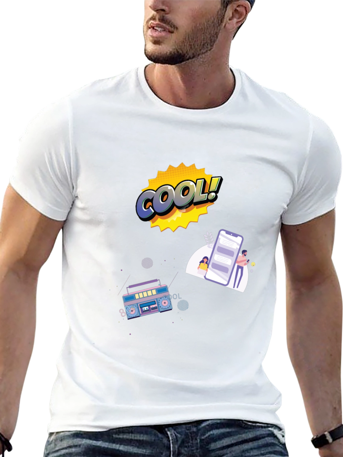 Cool Graphic Print T-Shirt