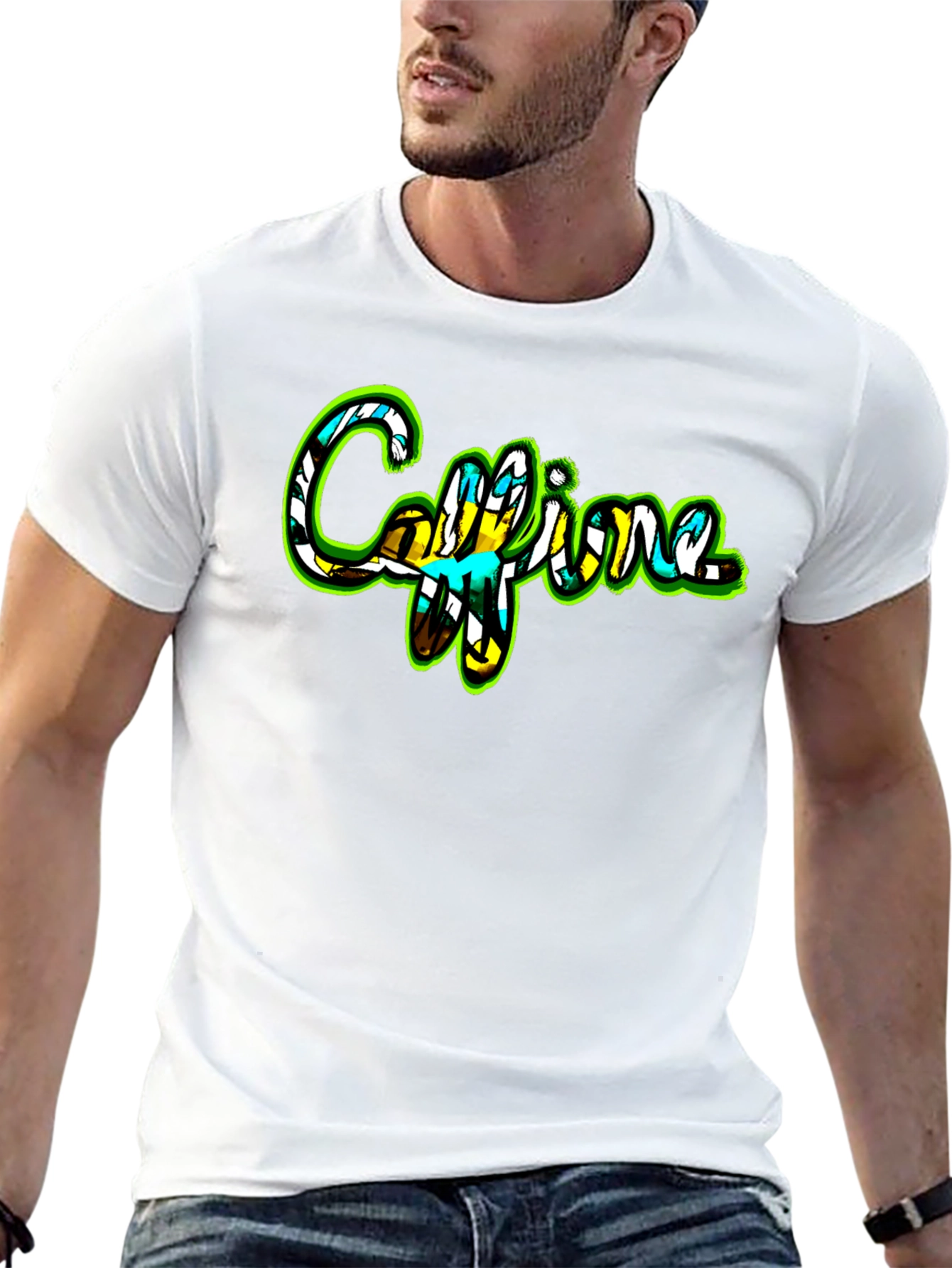 Caffeine Graphic T-Shirt - Black