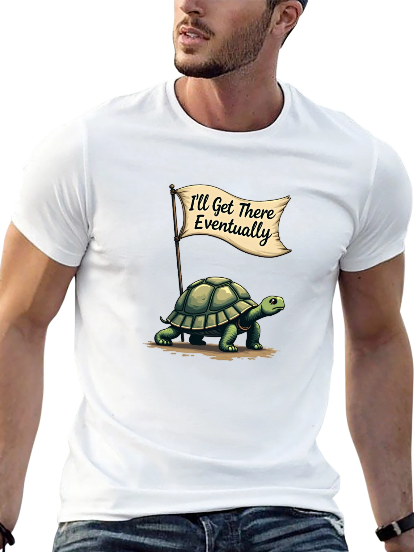 Funny Turtle T-Shirt - Ill Get There Eventually