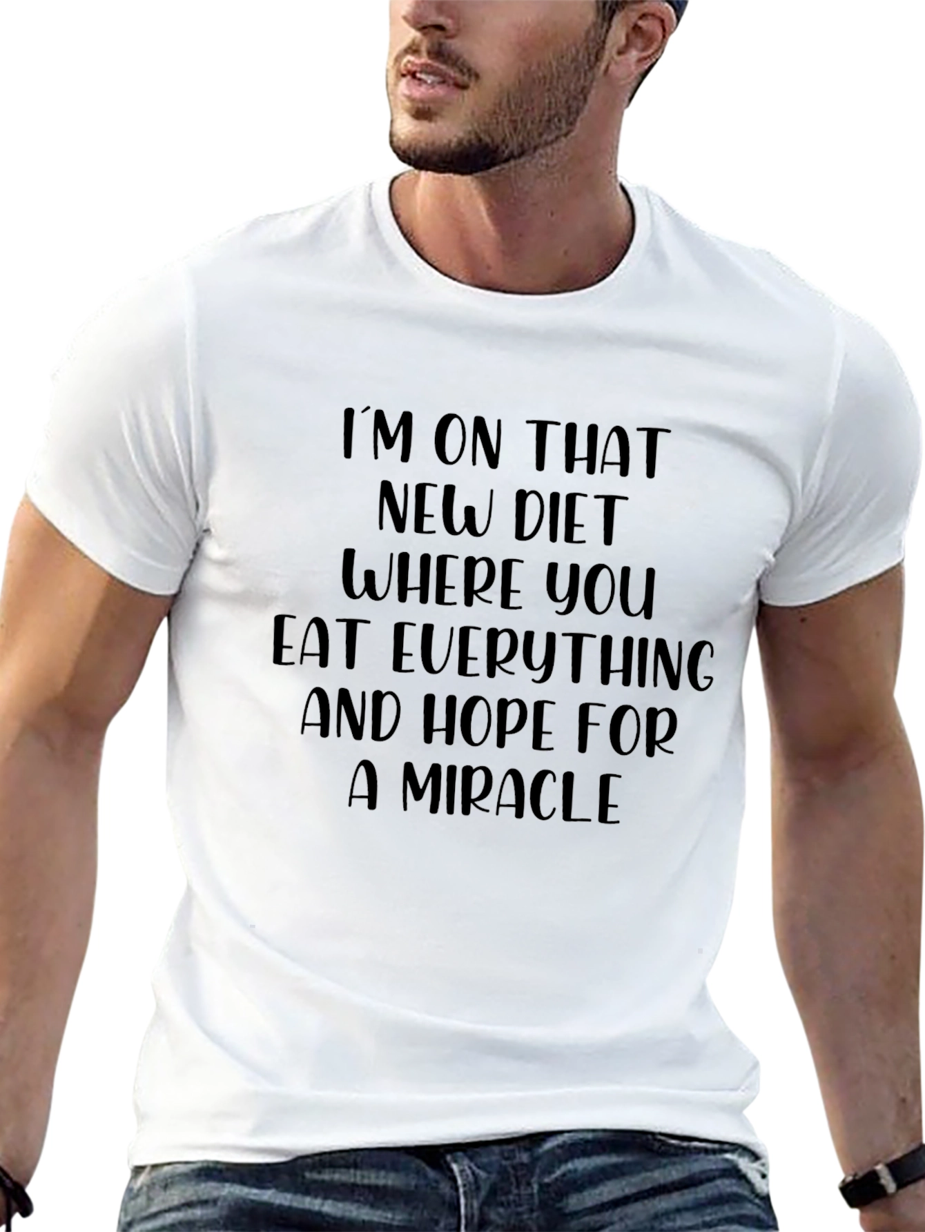 Diet Miracle Black T-Shirt
