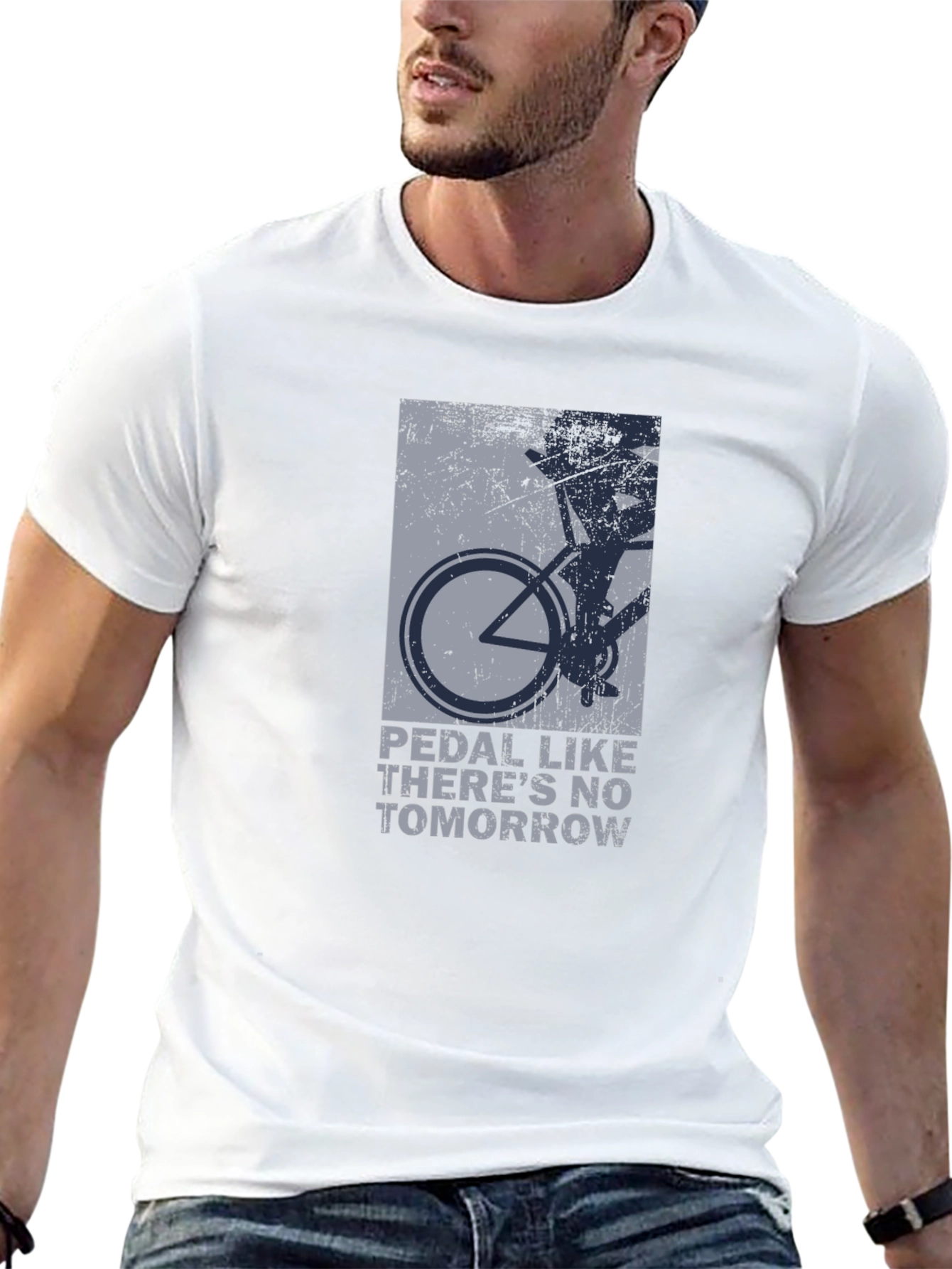 Pedal Like Theres No Tomorrow Graphic Tee