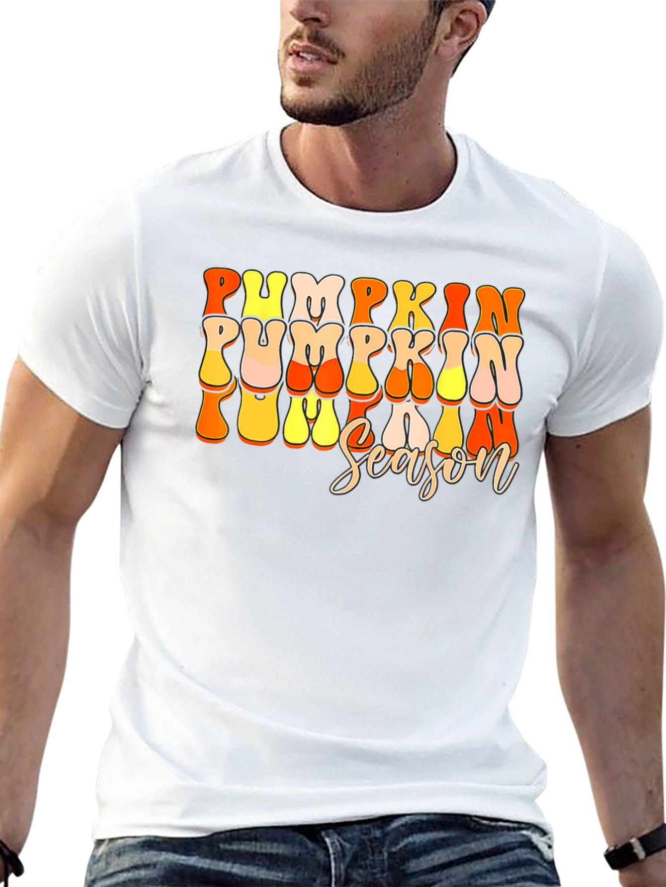 Pumpkin Season Graphic Tee - Fall Apparel