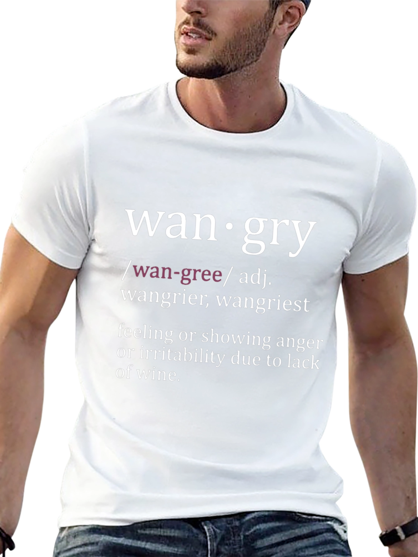Wangry Definition T-Shirt - Funny Wine Lover Tee