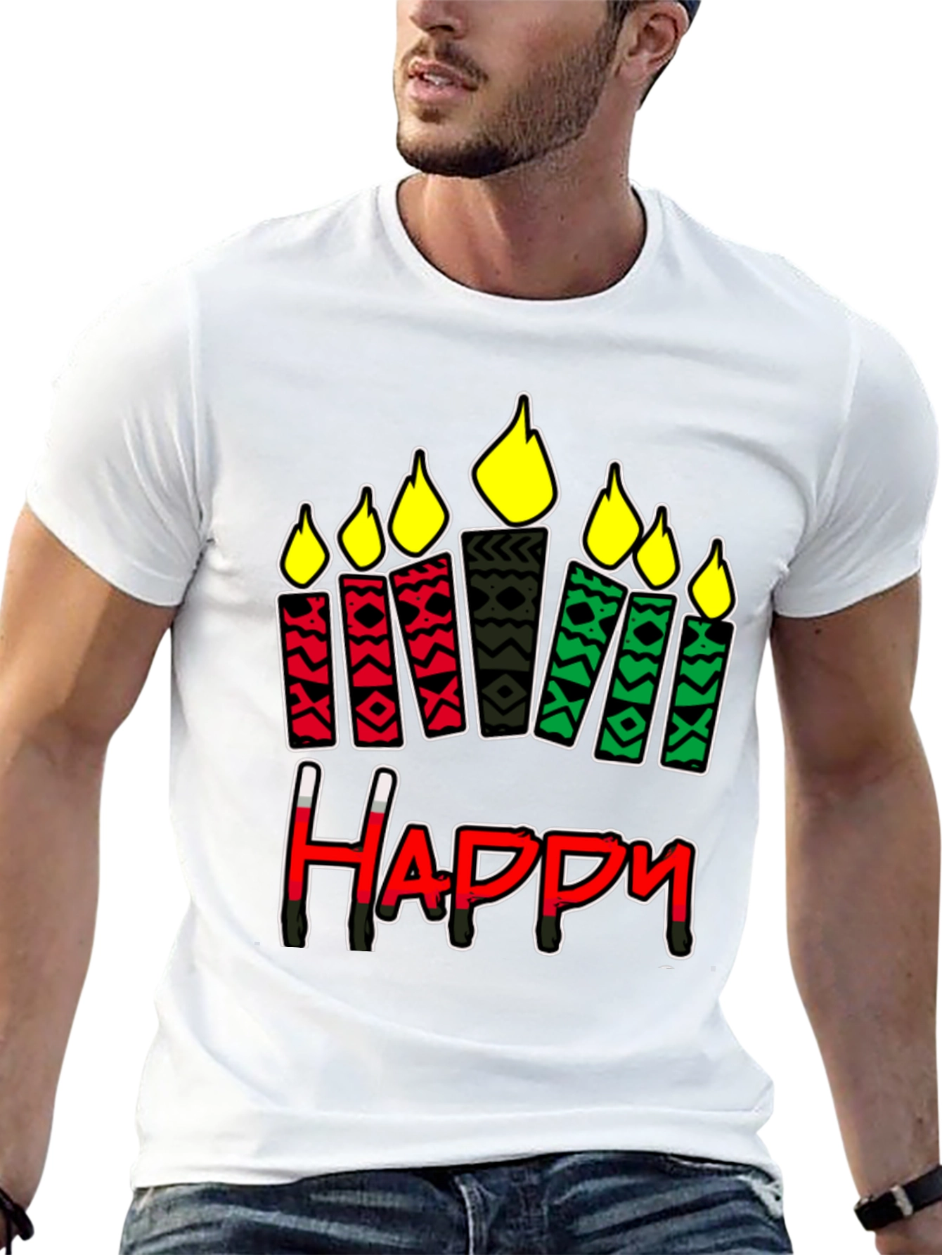 Kwanzaa Happy Candle T-Shirt