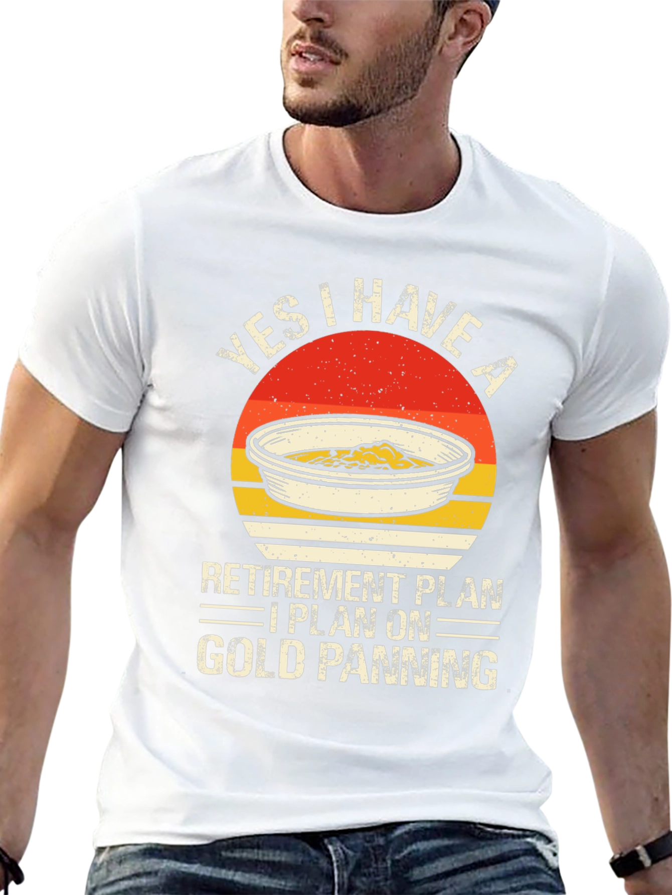 Gold Panning Retirement Plan Graphic Tee