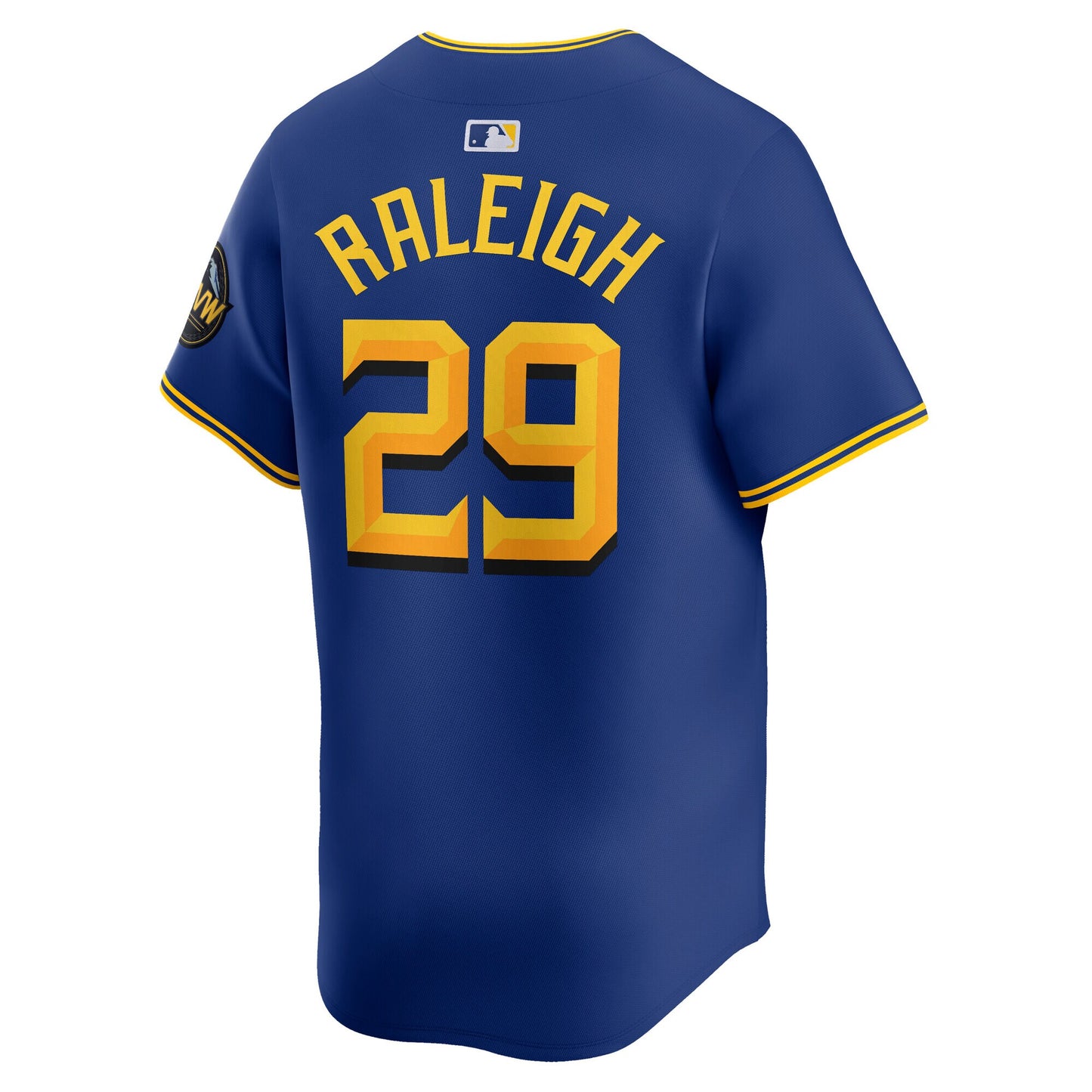 Cal Raleigh Seattle Mariners Nike City Connect Limited Jersey - Blue