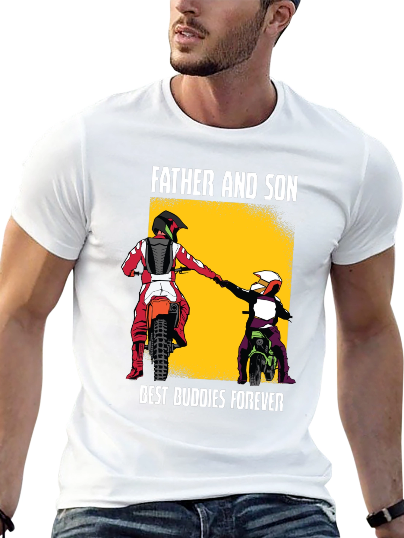 Father and Son Best Buddies Forever T-Shirt