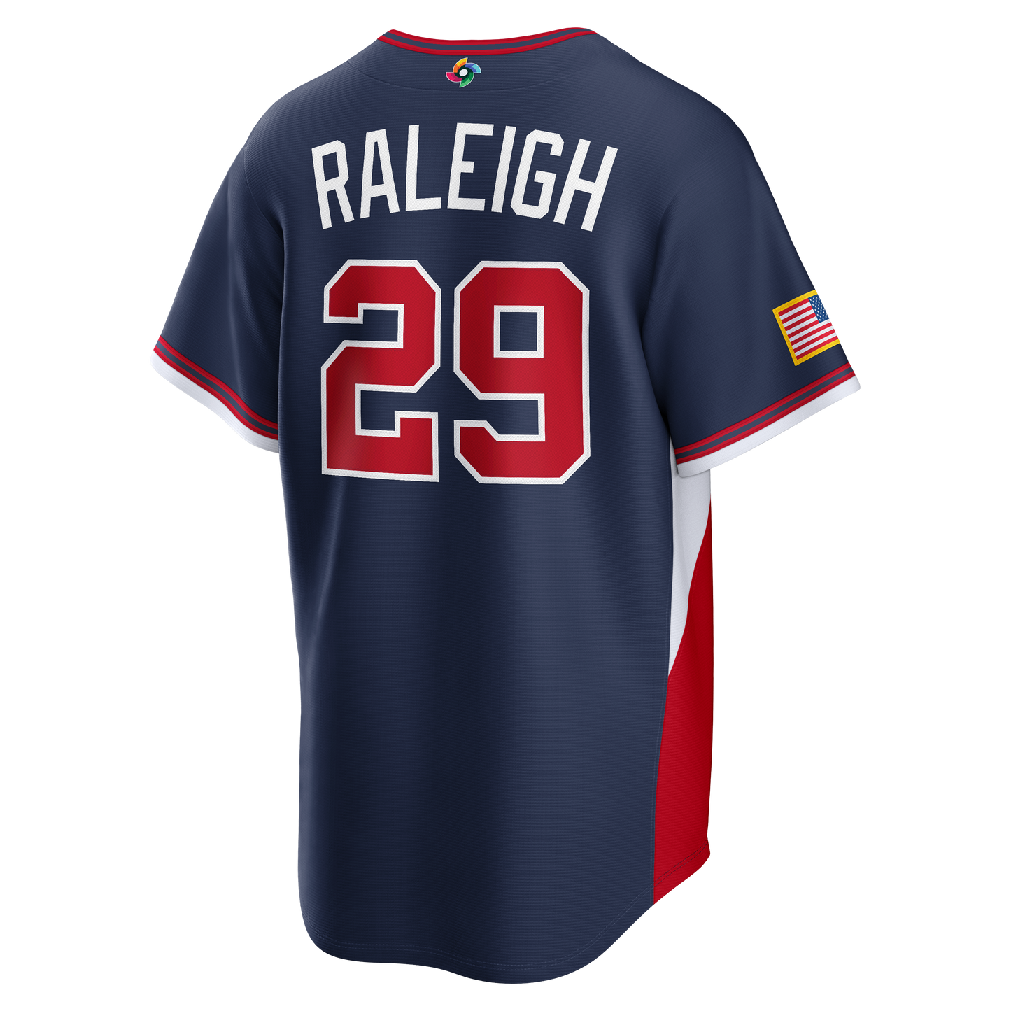 Cal Raleigh USA Baseball Nike 2026 World Baseball Classic Road Stadium Jersey - Navy
