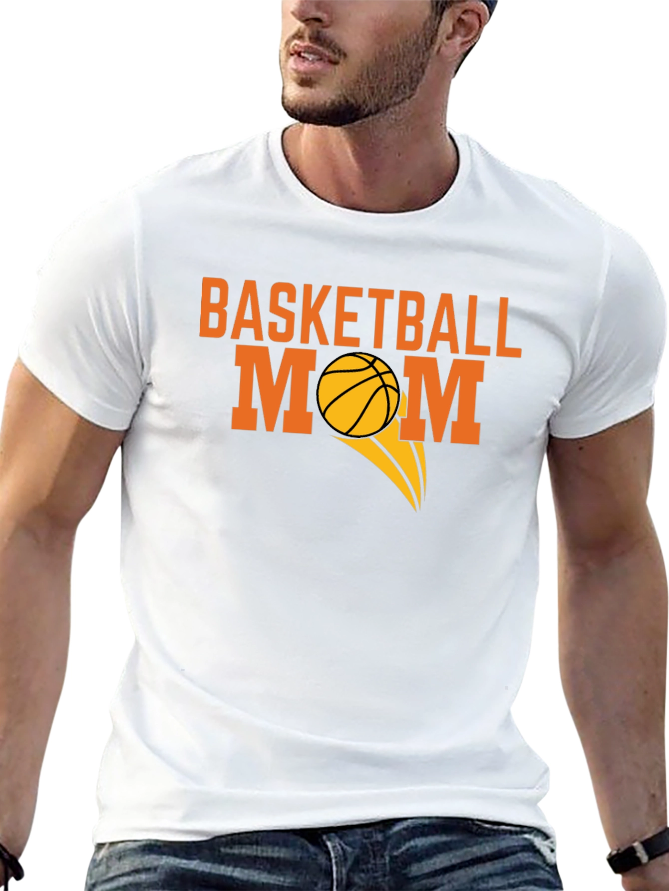 Basketball Mom Graphic T-Shirt