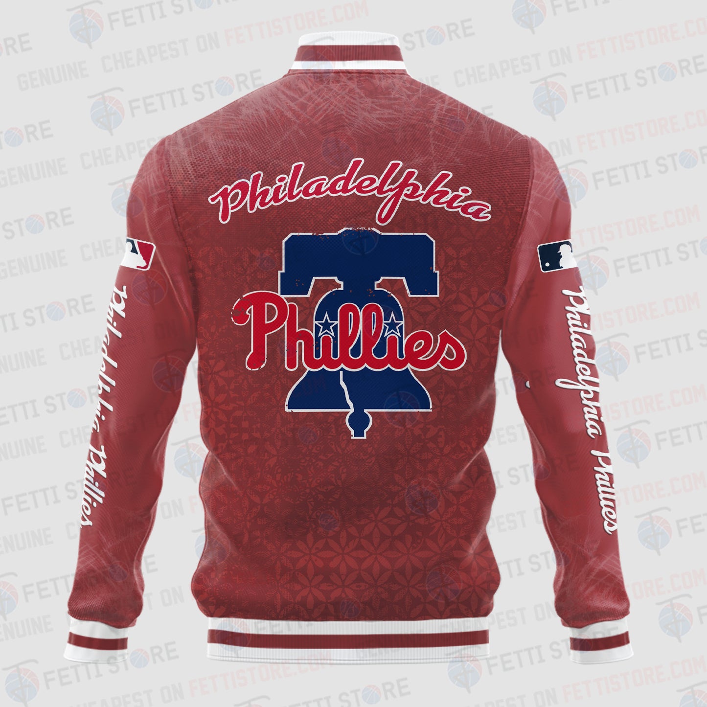 Philadelphia Phillies - Major League Baseball AOP Varsity Jacket V8 - All-Over-Printed Jacket