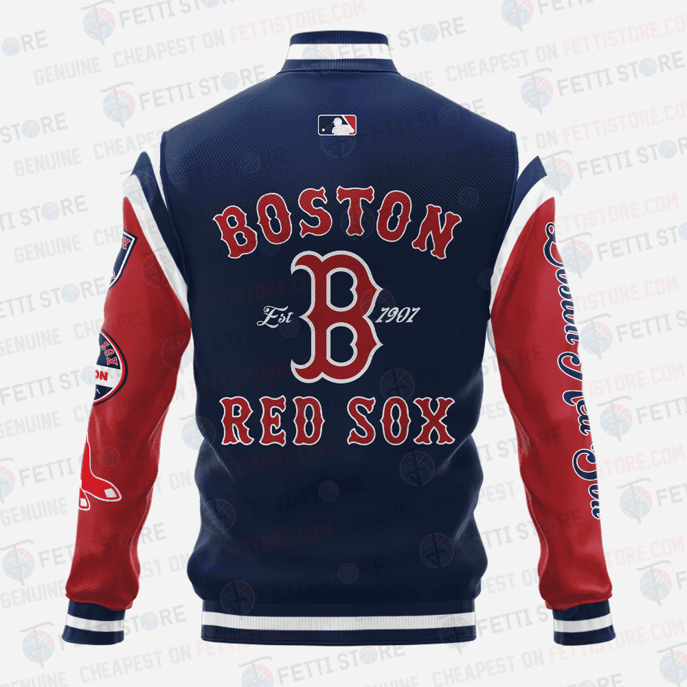 Boston Red Sox Major League Baseball AOP Varsity Jacket SH1 V1 - All-Over-Printed Jacket