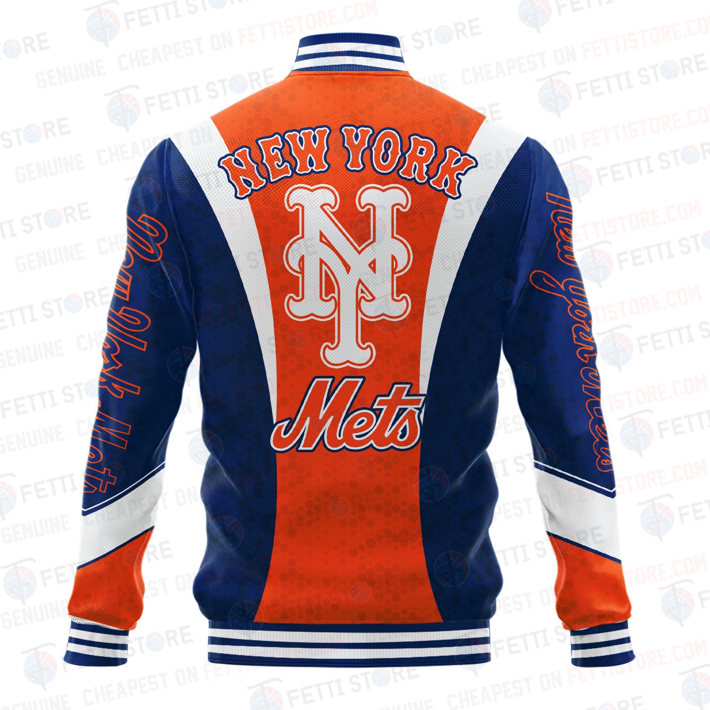 New York Mets American League Baseball Varsity Jacket SH1 V2 - All-Over-Printed Jacket