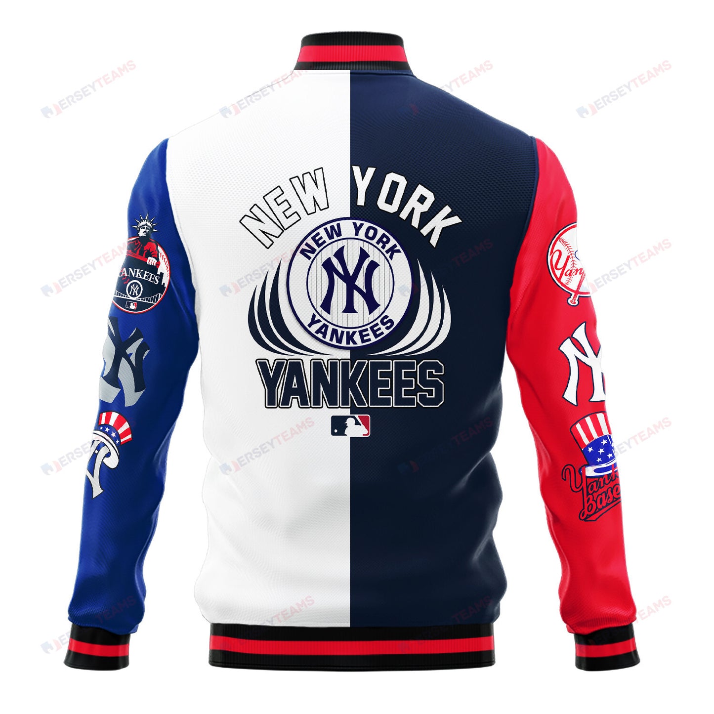 New York Yankees Major League Baseball Varsity Jacket STM V3 - All-Over-Printed Jacket