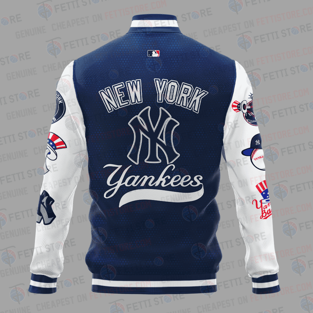 New York Yankees American League Baseball Varsity Jacket SH1 V1 - All-Over-Printed Jacket