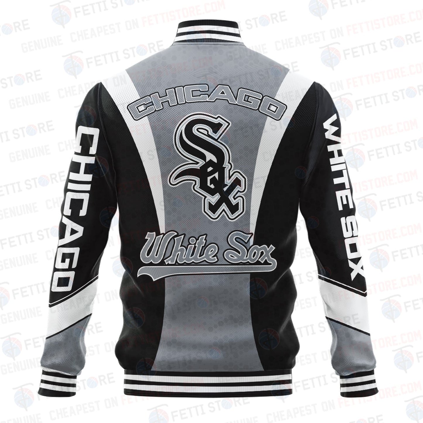 Chicago White Sox American League Baseball Varsity Jacket SH1 V2 - All-Over-Printed Jacket