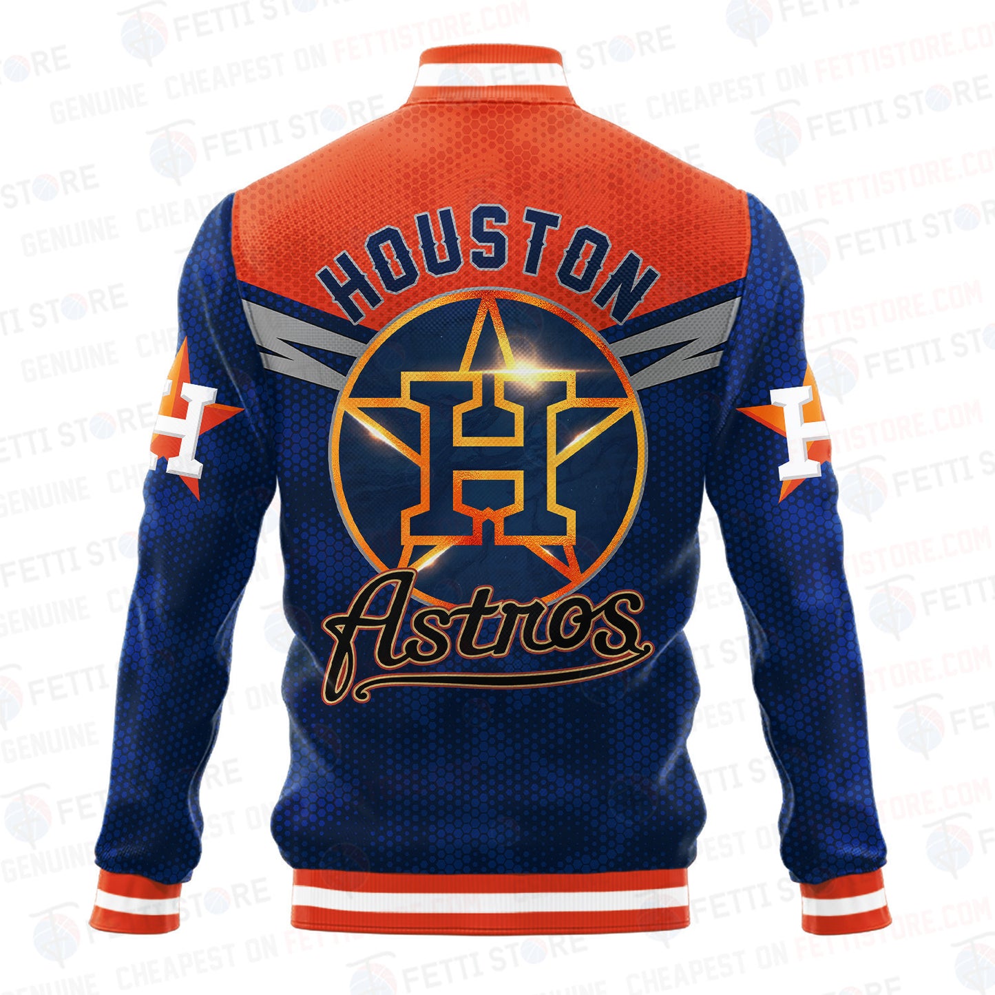 Houston Astros - Major League Baseball AOP Varsity Jacket V7 - All-Over-Printed Jacket