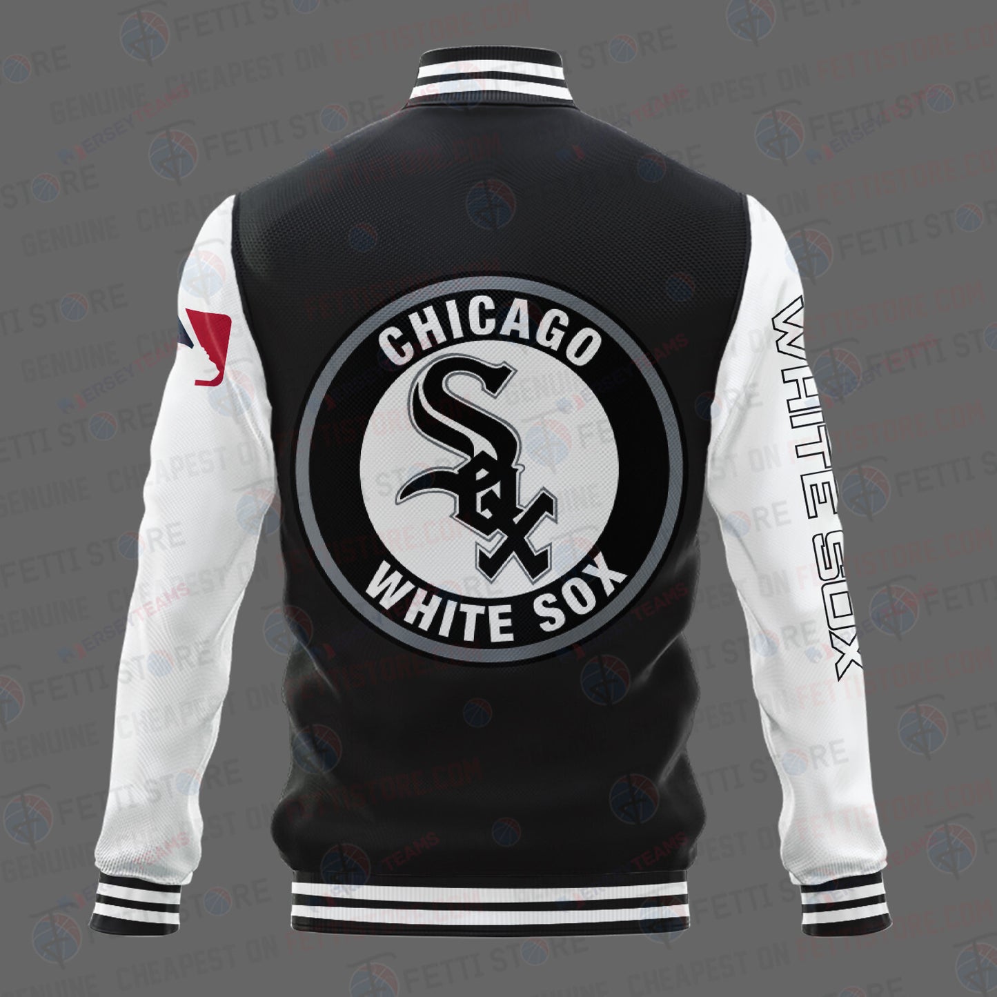 Chicago White Sox Major League Baseball AOP Varsity Jacket STM - All-Over-Printed Jacket