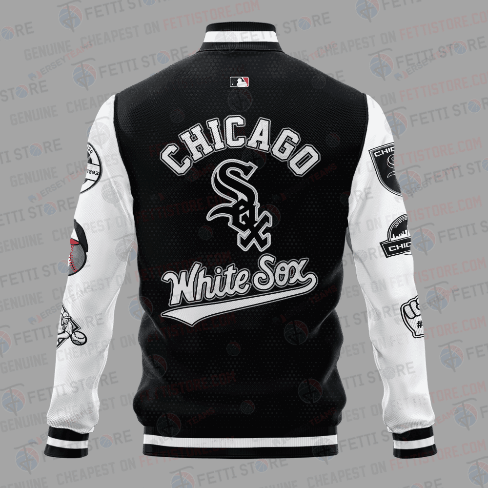 Chicago White Sox American League Baseball Varsity Jacket SH1 V1 - All-Over-Printed Jacket