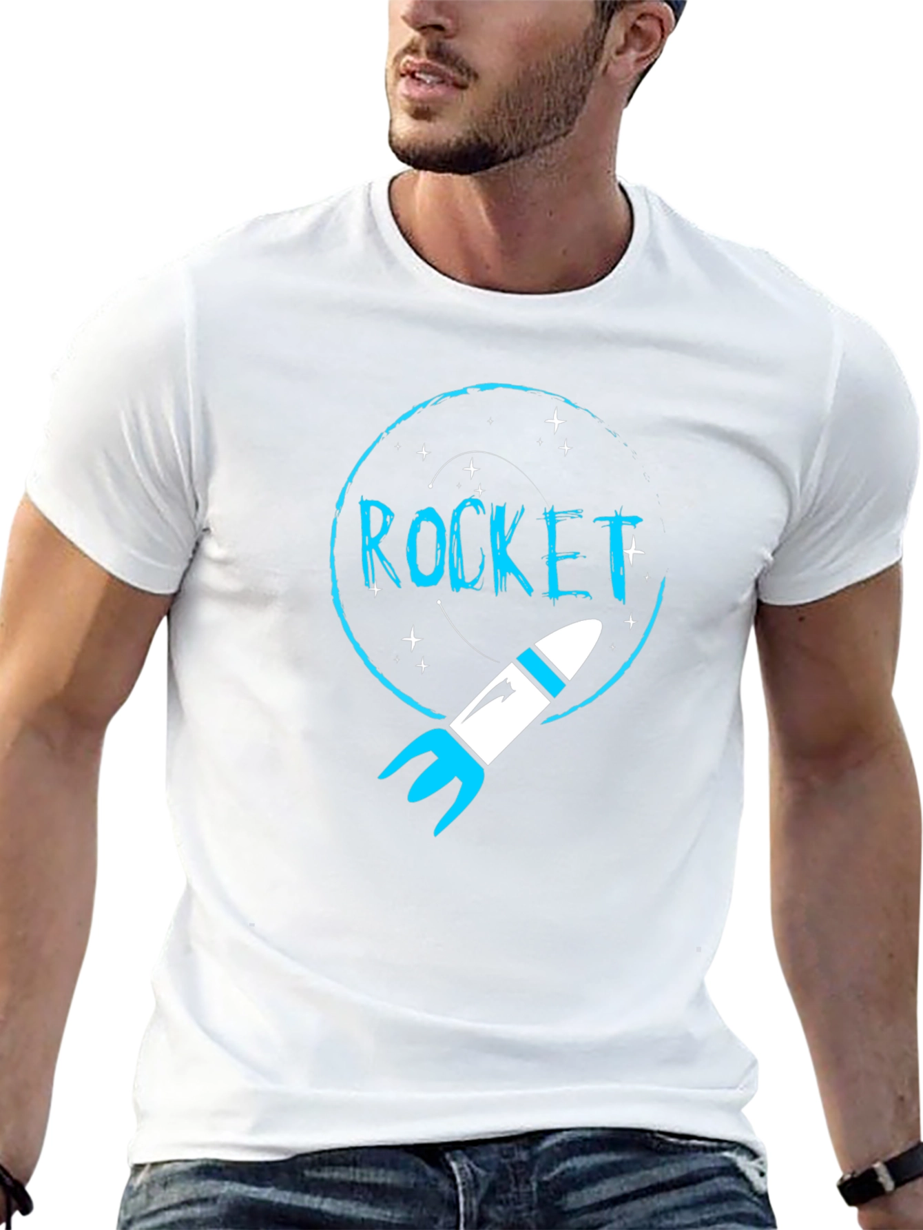 Rocket Graphic Tee - Space Adventure Shirt