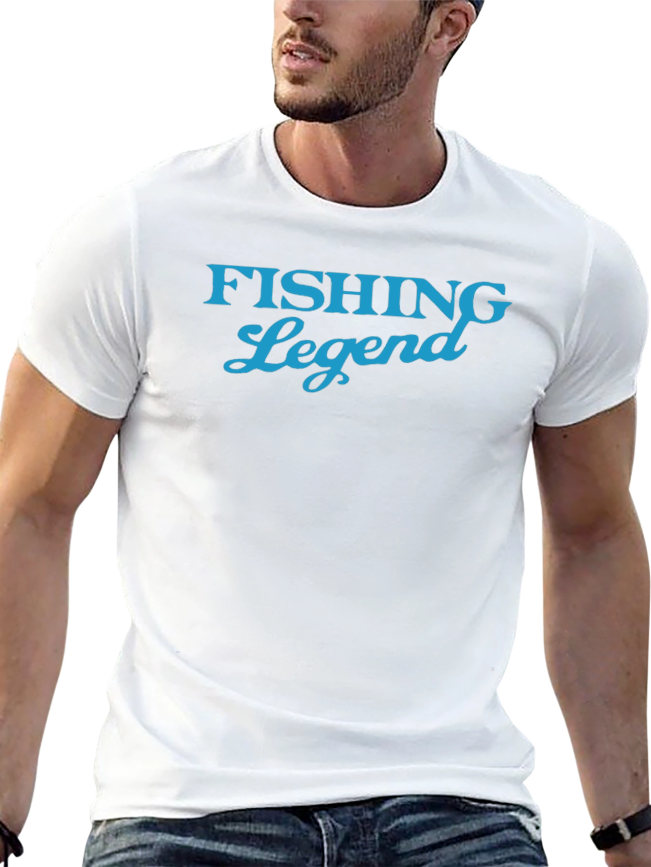 Fishing Legend Graphic Tee - Stylish Angler Apparel