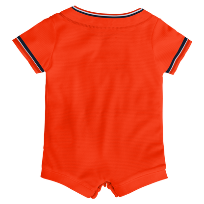 Detroit Tigers Nike Infant Alternate Replica Romper Jersey - Orange