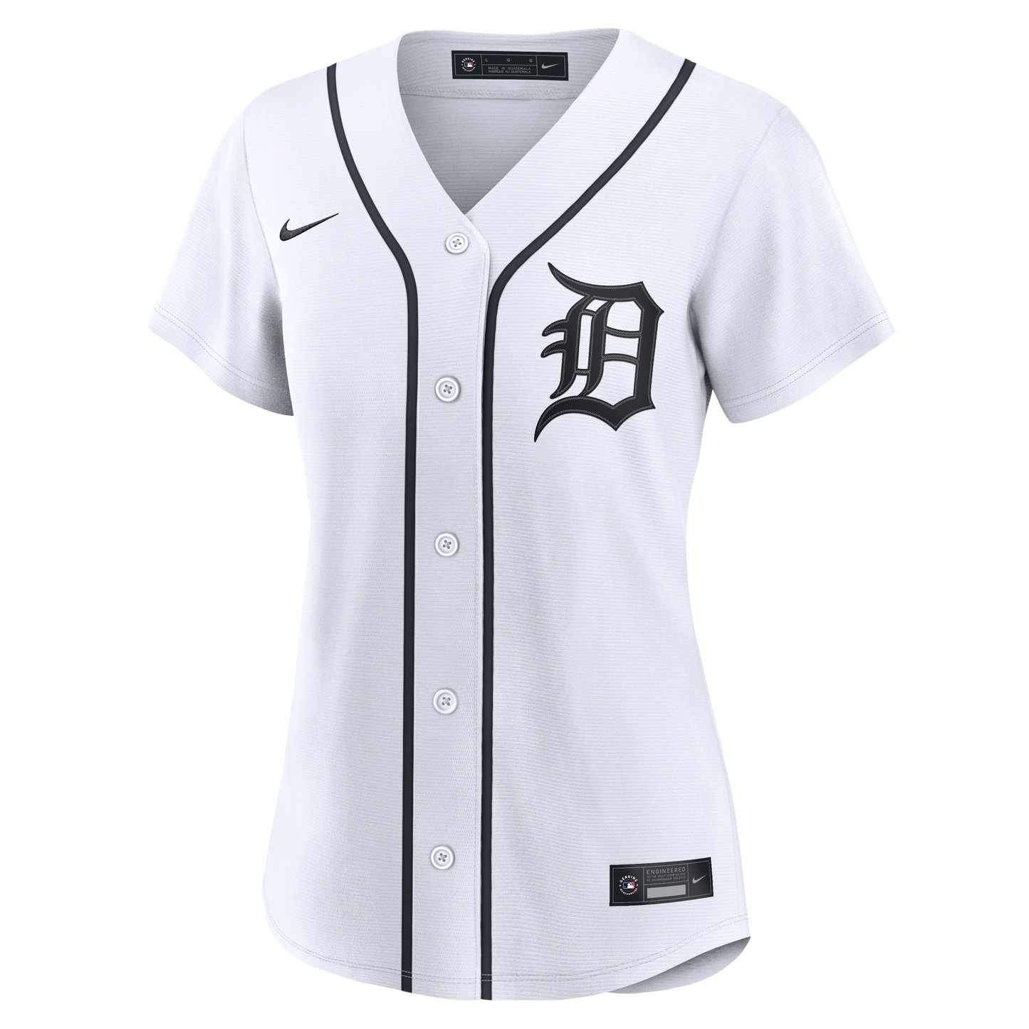 Detroit Tigers Nike Women's Home Replica Custom Jersey - White
