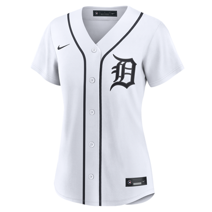 Detroit Tigers Nike Women's Home Replica Custom Jersey - White