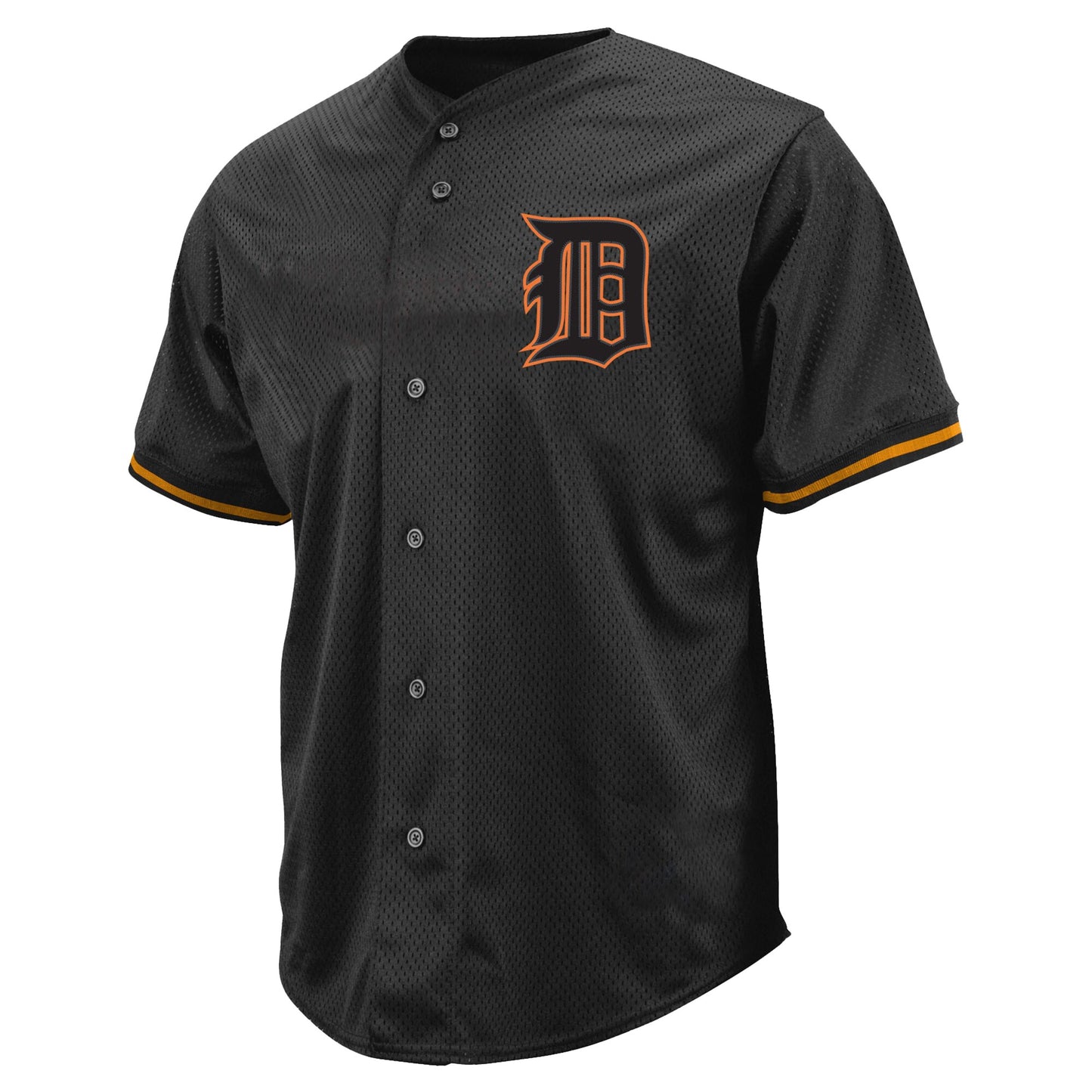 Detroit Tigers Profile Big &amp;amp; Tall Pop Fashion Jersey - Black