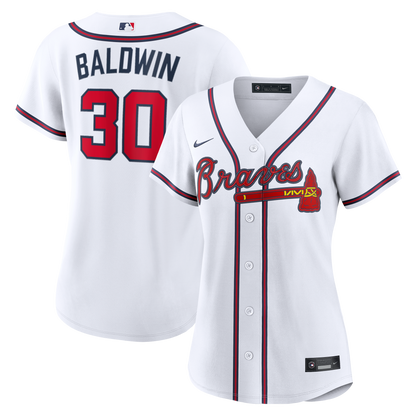 Drake Baldwin Atlanta Braves Nike Women's Home Replica Jersey - White